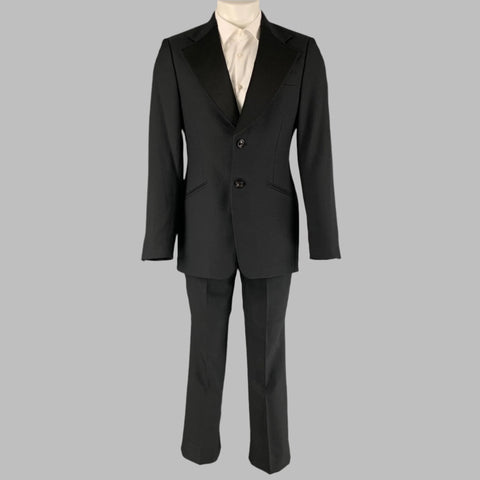 MAISON MARGIELA Taille 38 Smoking à revers cranté en polyester uni noir