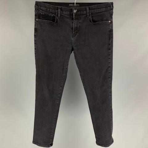J.BRAND Talla 36 Vaqueros rectos de algodón negro