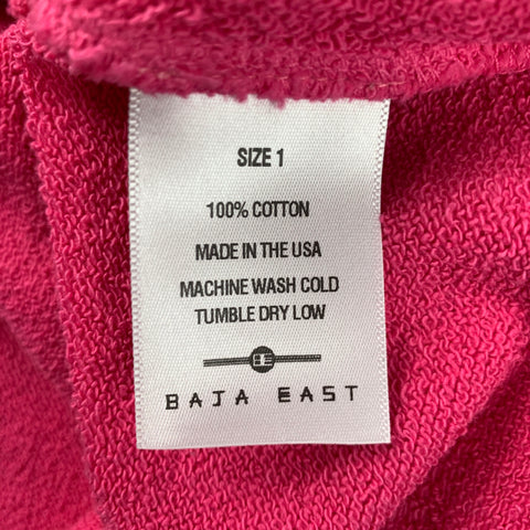 BAJA EAST Jersey corto con gráfico de algodón rosa talla S