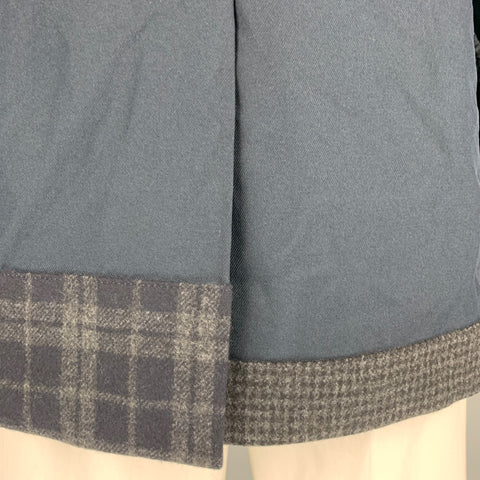 COMME des GARCONS HOMME Chest Size L Size L Navy Grey Mixed Fabrics Jacket