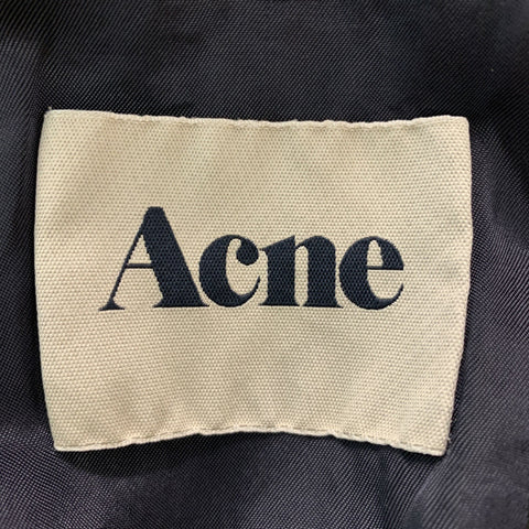 ACNE Size 6 Black Cotton Solid Oversized Jacket