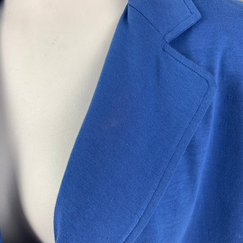 BAND OF OUTSIDERS Size L Blue White Stripe Cotton Oversized Jacket