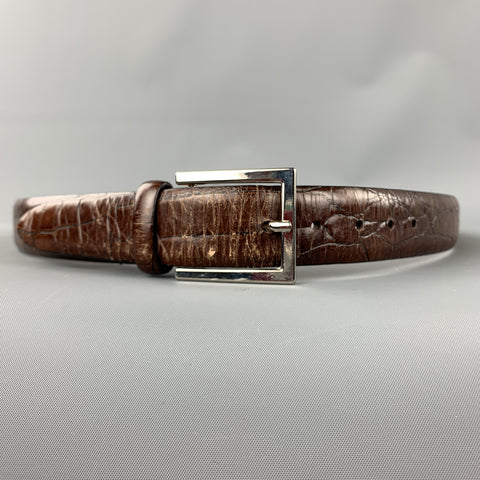 TRAFALGAR Size 38 Brown Leather Belt