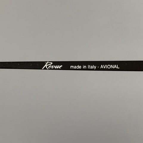 REVUE Black Metal Sunglasses