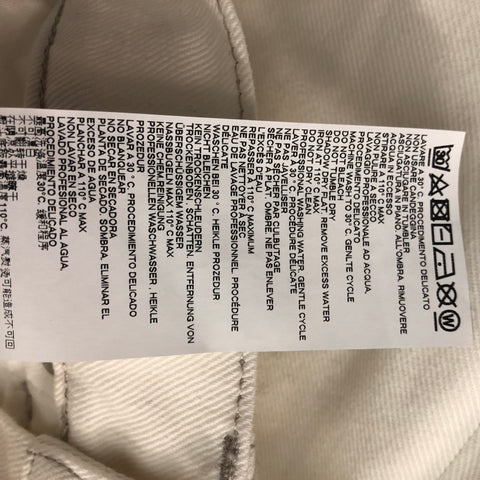 MAISON MARGIELA Size XS Off White Denim Casual Pant-Skirt