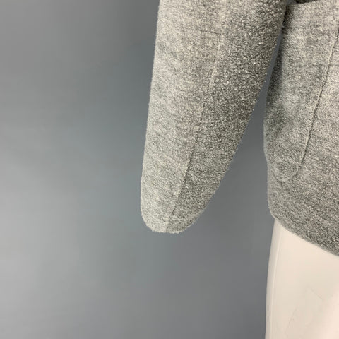 GIORGIO ARMANI Chest Size 42 Gray Cotton Blend Double Breasted Sport Coat