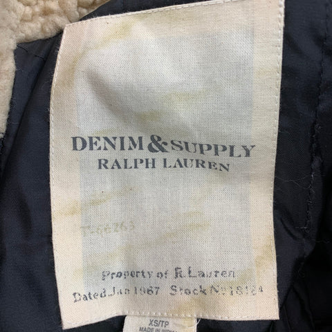 DENIM & SUPPLY by RALPH LAUREN Size XS Red & Black Buffalo Plaid Wool / Acrylic Jacket
