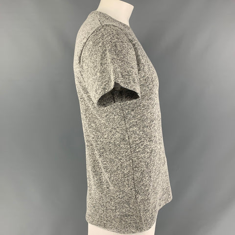 JOHN ELLIOTT Size L Grey Heather Cotton &  Polyester Short Sleeve T-shirt