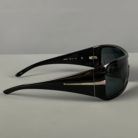 PRADA Black Acetate Sunglasses