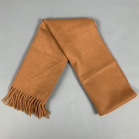 EAGLE PRODUCTS Mustard Cashmere Fringe Scarf