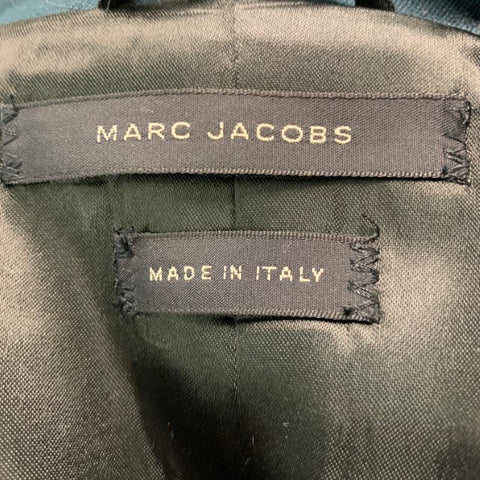 MARC JACOBS Size 40 Forest Green Solid Wool Notch Lapel Sport Coat
