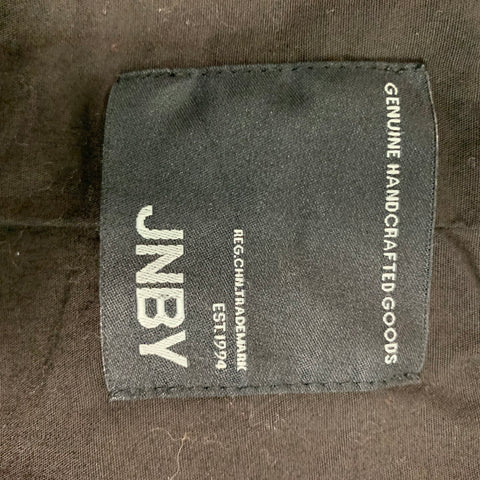 JNBY Chaqueta de materiales mixtos de poliéster y algodón negro crema talla M