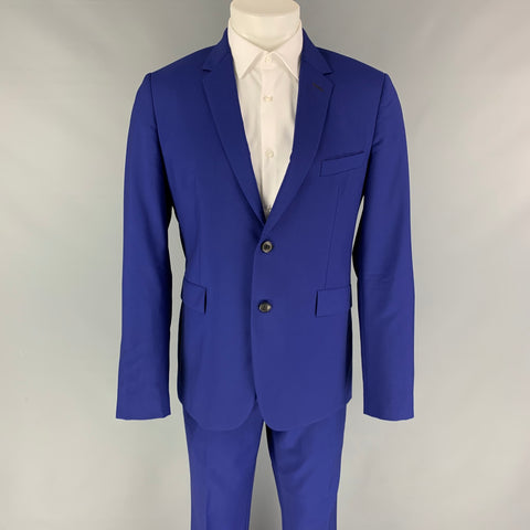 PAUL SMITH Traje Kensington Talla 40 Regular Traje de lana / mohair azul real
