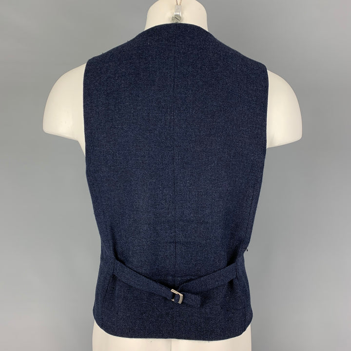 BRUNELLO CUCINELLI Taille S Gilet Lana Lana Marine