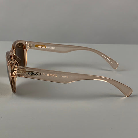 REVO Sand Acetate Wayfarer Sunglasses