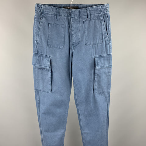 MARC by MARC JACOBS Size 28 Blue Cotton Cargo Casual Pants