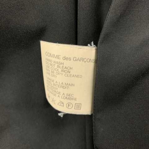 COMME des GARCONS SHIRT Size L Black Cotton One Pocket Long Sleeve Shirt