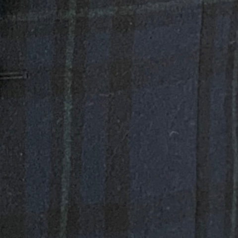 ERMENEGILDO ZEGNA Size 40 Black Navy Blackwatch Plaid Wool Sport Coat