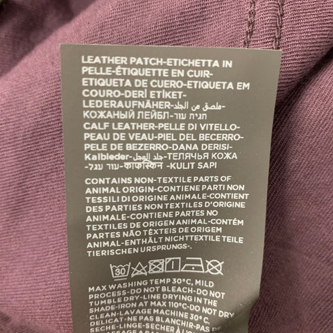 ERMENEGILDO ZEGNA Size 34 Eggplant Solid Cotton Linen Jean Cut Casual Pants