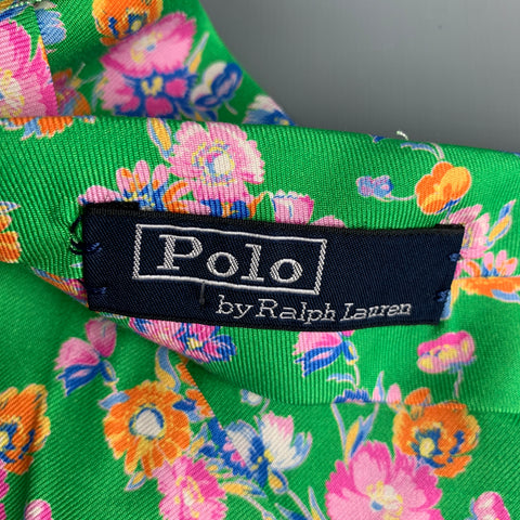POLO by RALPH LAUREN Multi-Color Floral Silk Tie