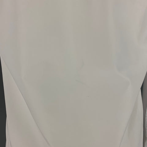DSQUARED2 Size S White Cotton Tuxedo Long Sleeve Shirt