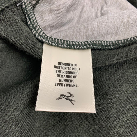 TRACKSMITH Size L Olive Wool Blend Elastic Waistband Casual Pants