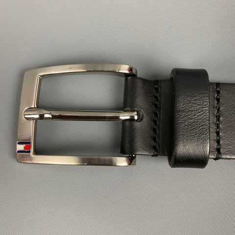TOMMY HILFIGER Taille 38 Ceinture en cuir noir