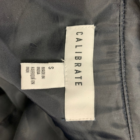 CALIBRATE Taille S Veste à boutons-pression en mélange de laine à rayures gris marine