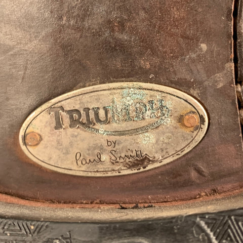 PAUL SMITH Size 9 Brown Leather Pull On Boots