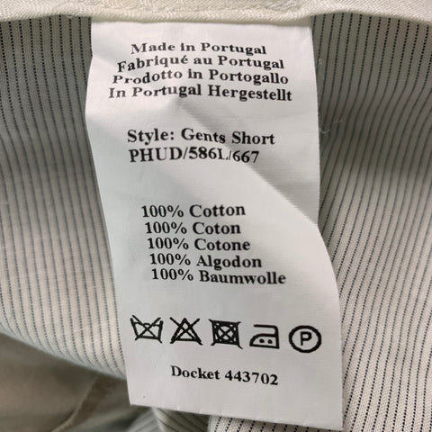 PS by PAUL SMITH Size 32 Khaki Solid Cotton Zip Fly Shorts
