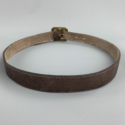 RALPH LAUREN Antique Size 32 Brown Leather Belt