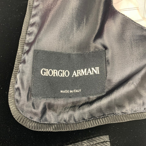 GIORGIO ARMANI Size 44 Indigo Mixed Materials Cotton Cashmere Sport Coat