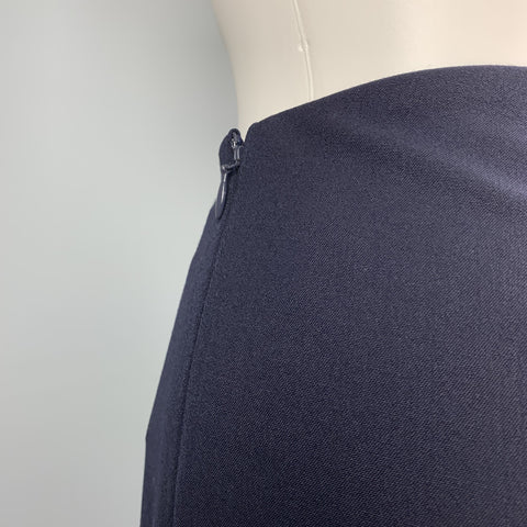 RALPH LAUREN Black Label Size 2 Navy Wool Blend Dress Pants