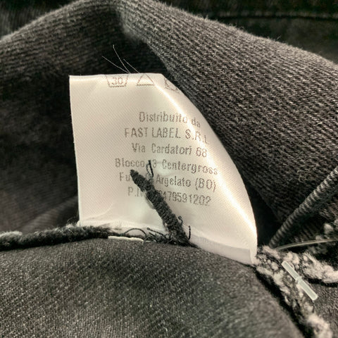 VANESSA SCOTT Size One Size Grey Cotton Polyester Cropped Jacket