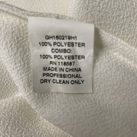 JASON WU  Size 4 White Polyester Blouse