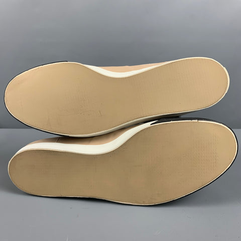 ASAHI Size 10 Tan Canvas Boat Shoe Sneakers