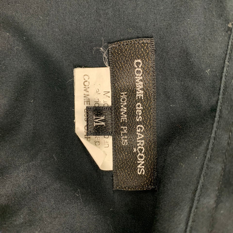 COMME des GARCONS Size M Black Cotton 3/4 Sleeves Short Sleeve Shirt