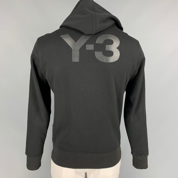 Y-3 by YOHJI YAMAMOTO Size L Black Cotton Hoodie Jacket