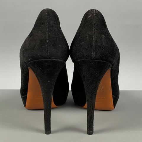 GUCCI Taille 5.5 Escarpins à plateforme en daim noir