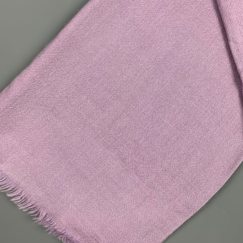 HERMES 1990's Purple Handwoven Cashmere Scarf