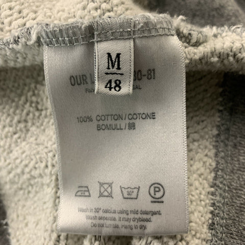 OUR LEGACY Size M Grey Heather Cotton Crew-Neck Sweatshirt