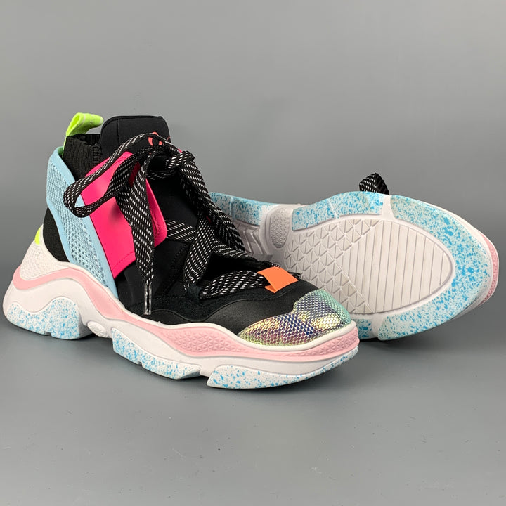 SOPHIA WEBSTER Size 10 Multi-Color Mixed Materials Sneakers