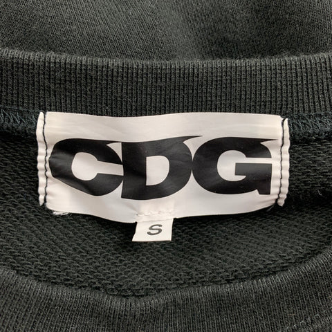 COMME des GARCONS Size S Black Logo Long Sleeve Sweatshirt