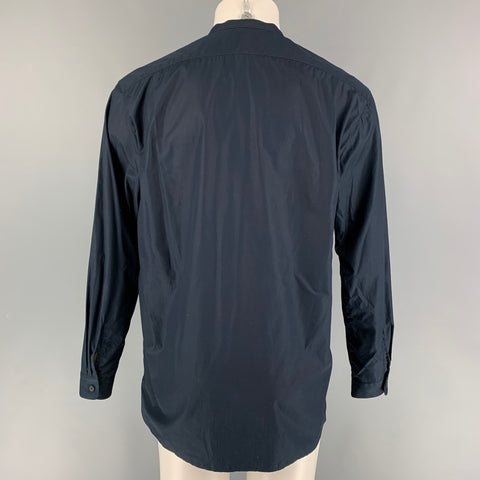 LEMAIRE AW 19 Taille S Surchemise à manches longues en coton marine