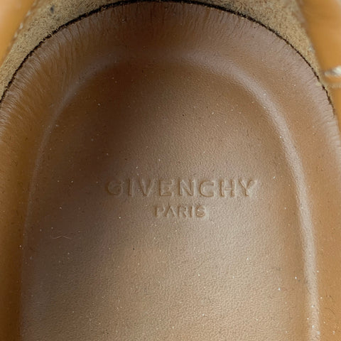 GIVENCHY Size 9 Olive Camouflage Leather Slip On Sneakers