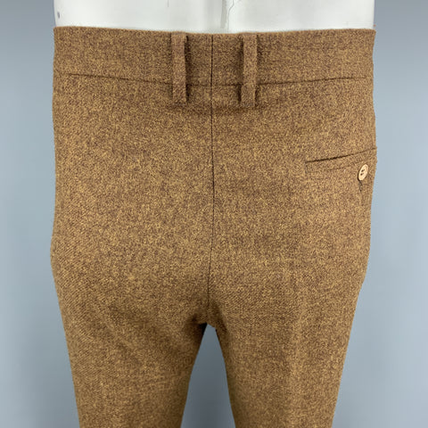 ACNE STUDIOS Size 44 Brown Tweed Wool Blend Nautical 36 31 Suit