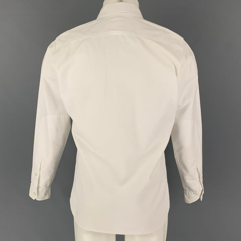 LEVI'S Size M White Cotton Button Up Long Sleeve Shirt