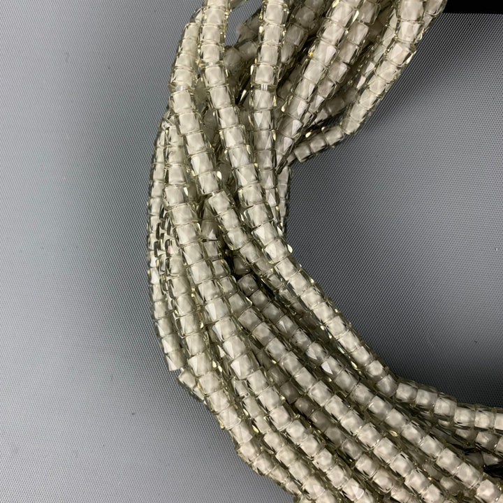 GIORGIO ARMANI Clear Crystal Choker Necklace