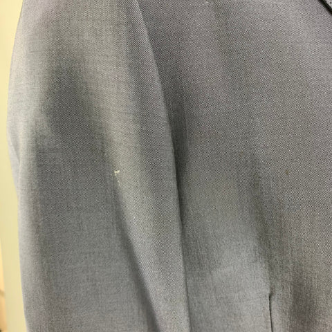 PAUL SMITH Size 44 Navy Wool Mohair Notch Lapel Suit