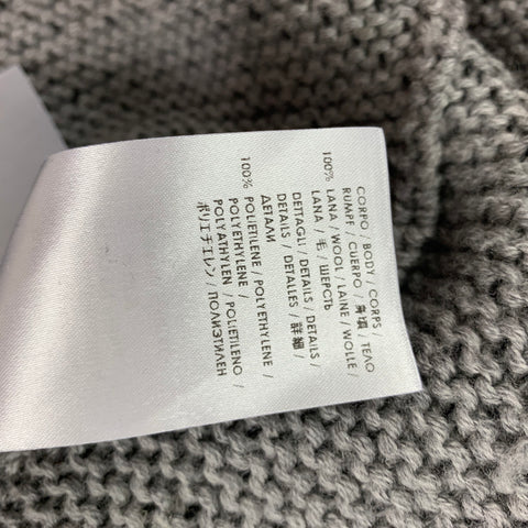 MCQ by ALEXANDER MCQUEEN Size S Grey Sequined Wool Crew-Neck Pullover